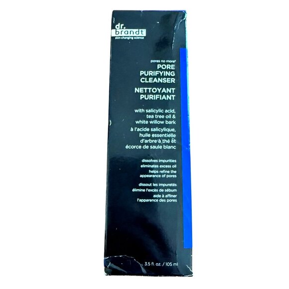 Dr. Brandt Skincare Pores No More Pore Purifying Cleanser Full size 3.5 fl oz - Picture 4 of 9